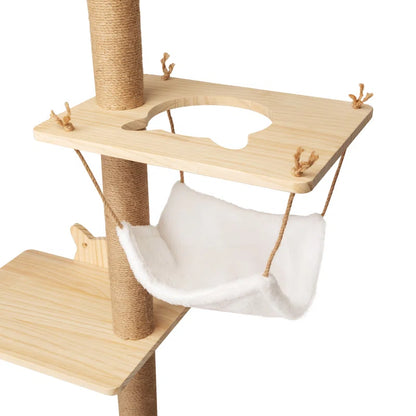 Cozy Wall-Mounted Cat Tree Set (6 pc.)